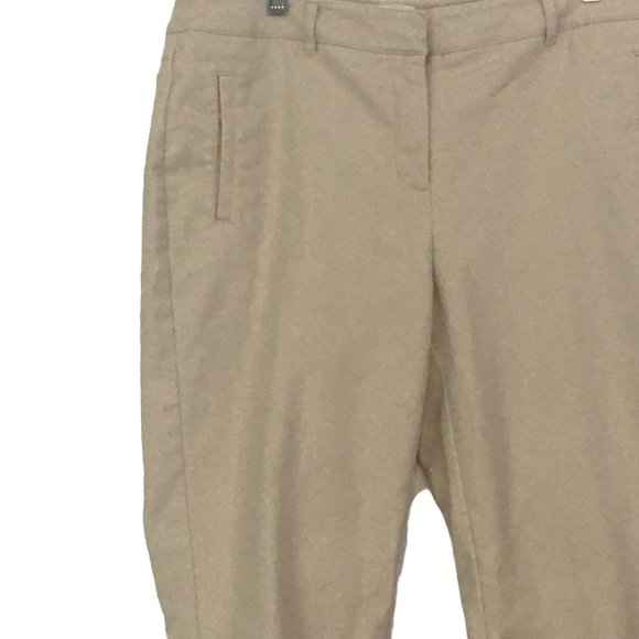 Chico's Women's Khaki So Slimming Crop Pants, size 1, 32 waist - Picture 2 of 9